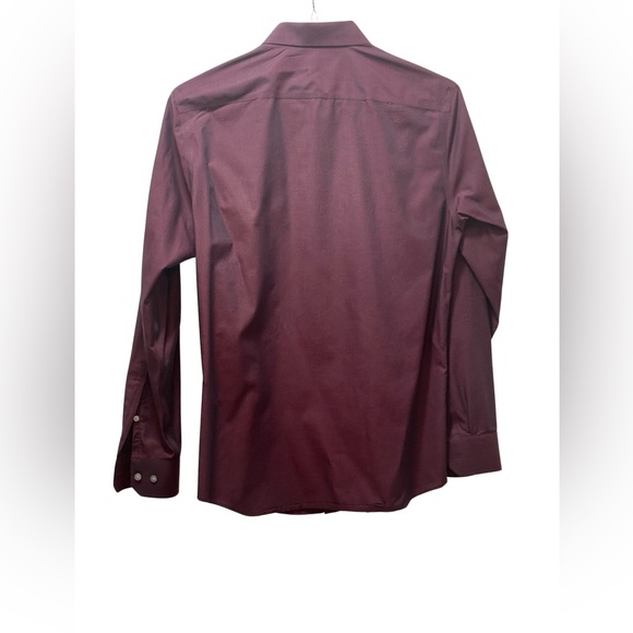Banana Republic- S Slim Fit - Cranberry - Dress Shirt - Picture 2 of 3